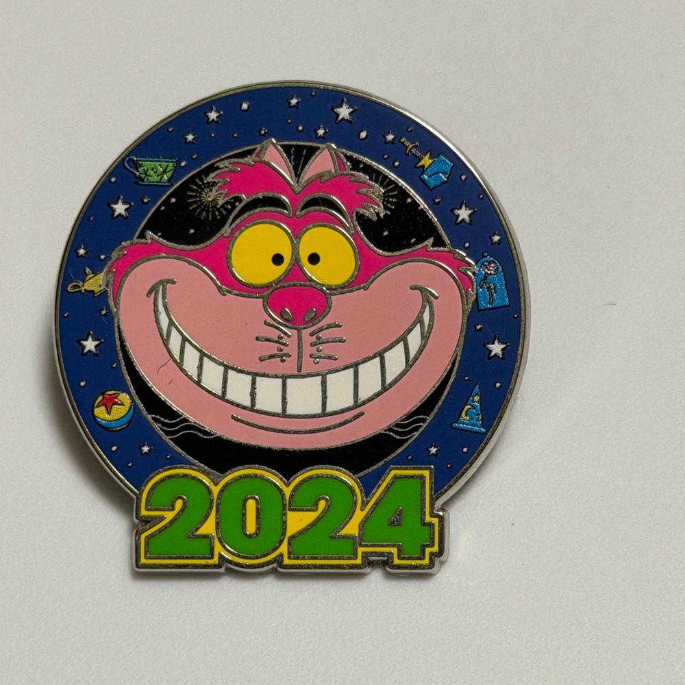 Disney Pin 2024 Mystery Box Cheshire Cat Genie Aladdin Brave New World Blind Box - Picture 3 of 4